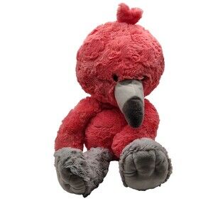 Animal Adventure 2018 Flamingo Plush Stuffed Animal Toy Coral Pink Gray